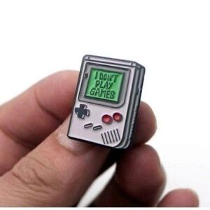3/20 Don’t Play Games Nintendo Enamel Pin